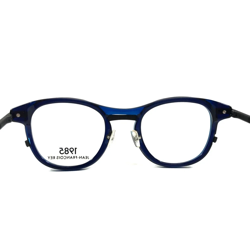 Jean-Francois Rey Eyeglasses Frames JAMES 2500 Black Blue Full Rim 49-23-140